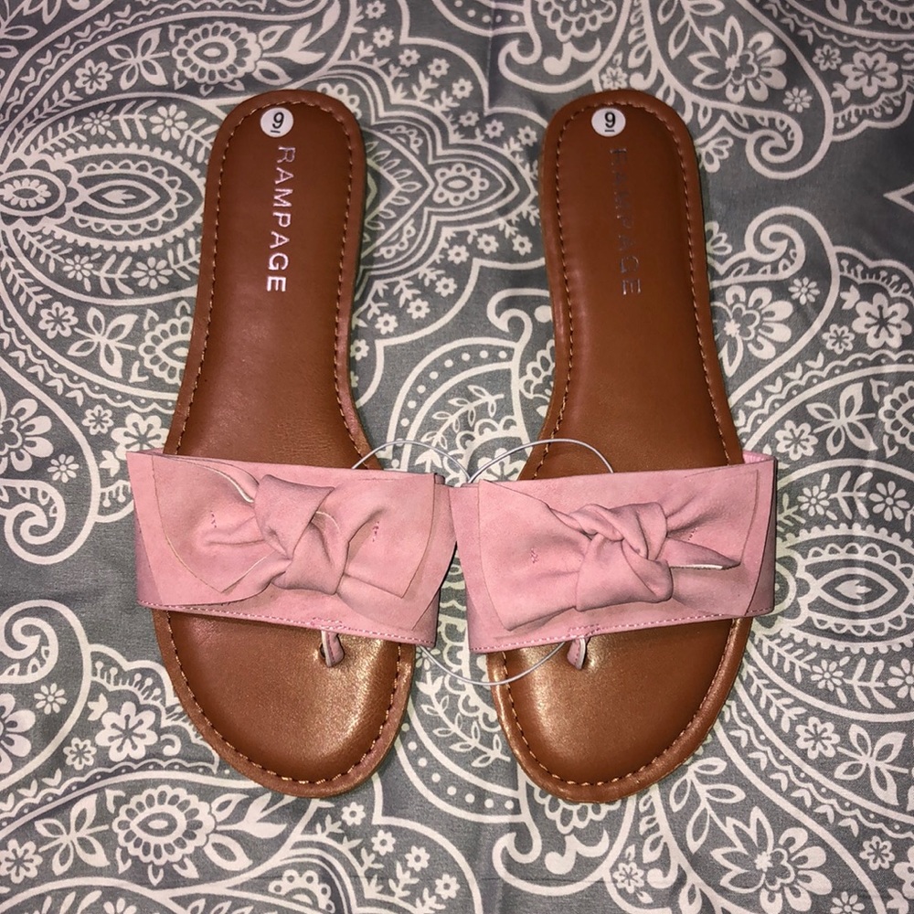 Pink Bow Sandals 🎀 SIZE 9